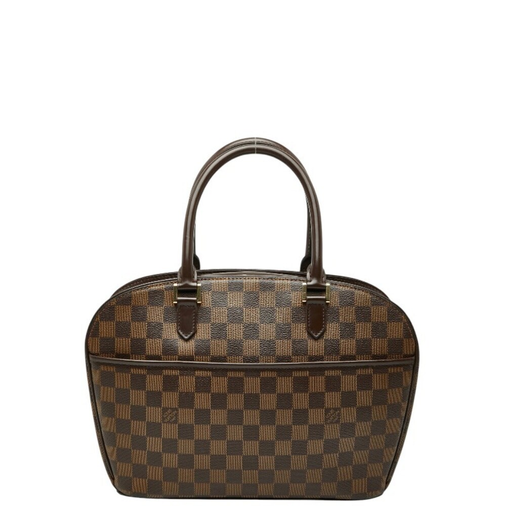 Louis Vuitton Damier Salia Horizontal Handbag N51282 Brown Leather Women's LO...